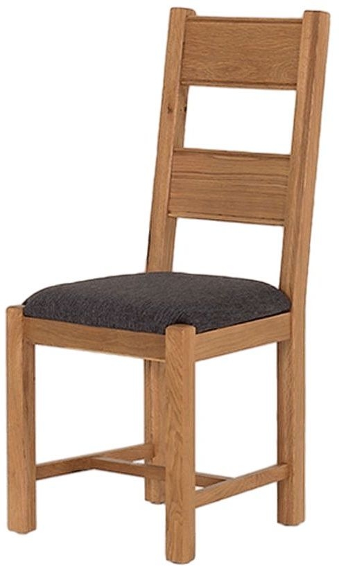 Product photograph of Vida Living Breeze Oak Grey Dining Chair Sold In Pairs from Choice Furniture Superstore.